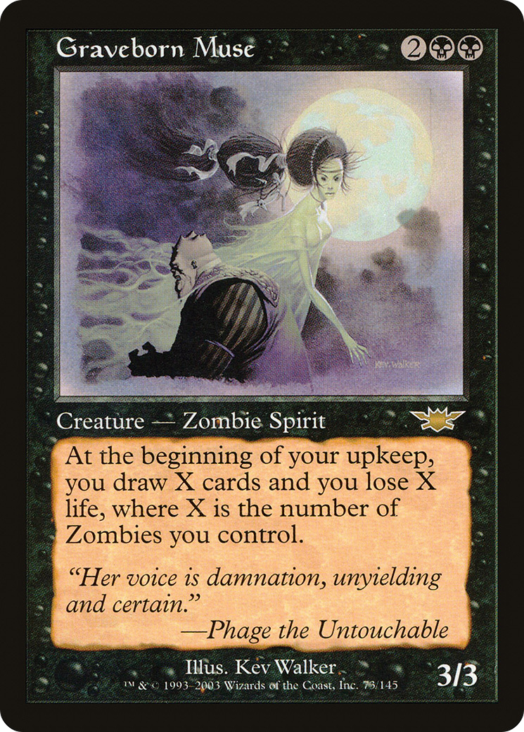 Graveborn Muse (073) Foil - Legions