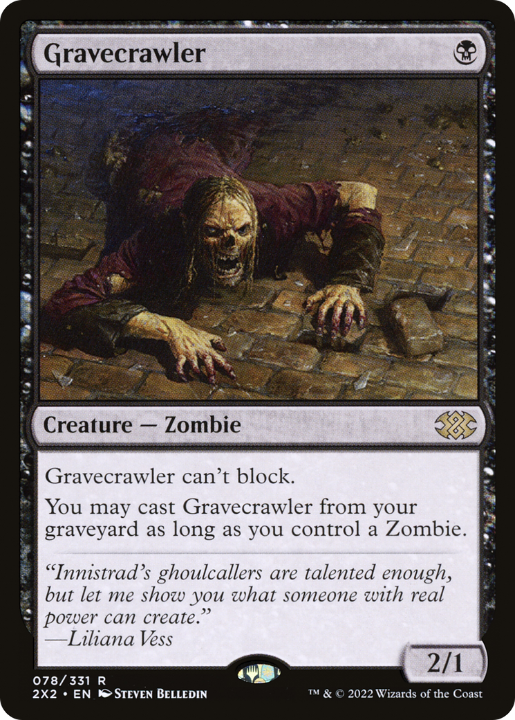 Gravecrawler (078) Foil - Double Masters 2022