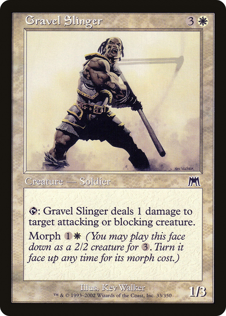 Gravel Slinger (033) Foil - Onslaught