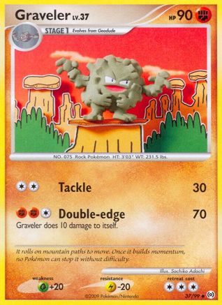 Graveler (37) Reverse Holofoil - Arceus