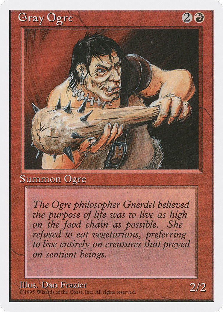 Gray Ogre - Fourth Edition