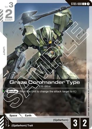 Graze Commander Type (ST05-008) - Starter Deck 05: Iron Bloom