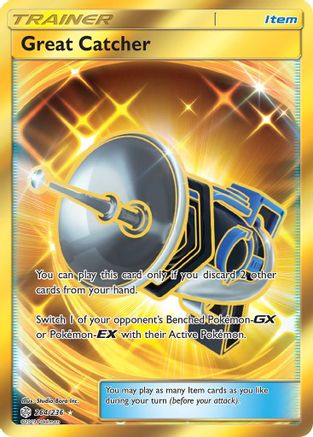 Great Catcher (Gold) (264) Holofoil - Cosmic Eclipse