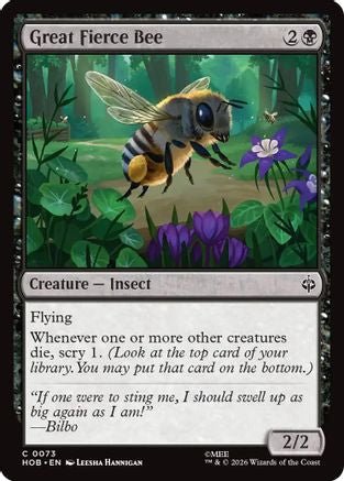 Great Fierce Bee (073) Foil - The Hobbit