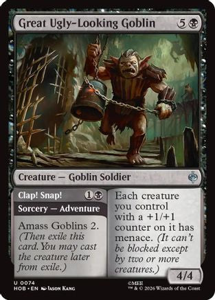 Great Ugly-Looking Goblin // Clap! Snap! (074) Foil - The Hobbit