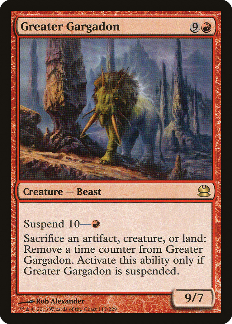 Greater Gargadon (117) Foil - Modern Masters