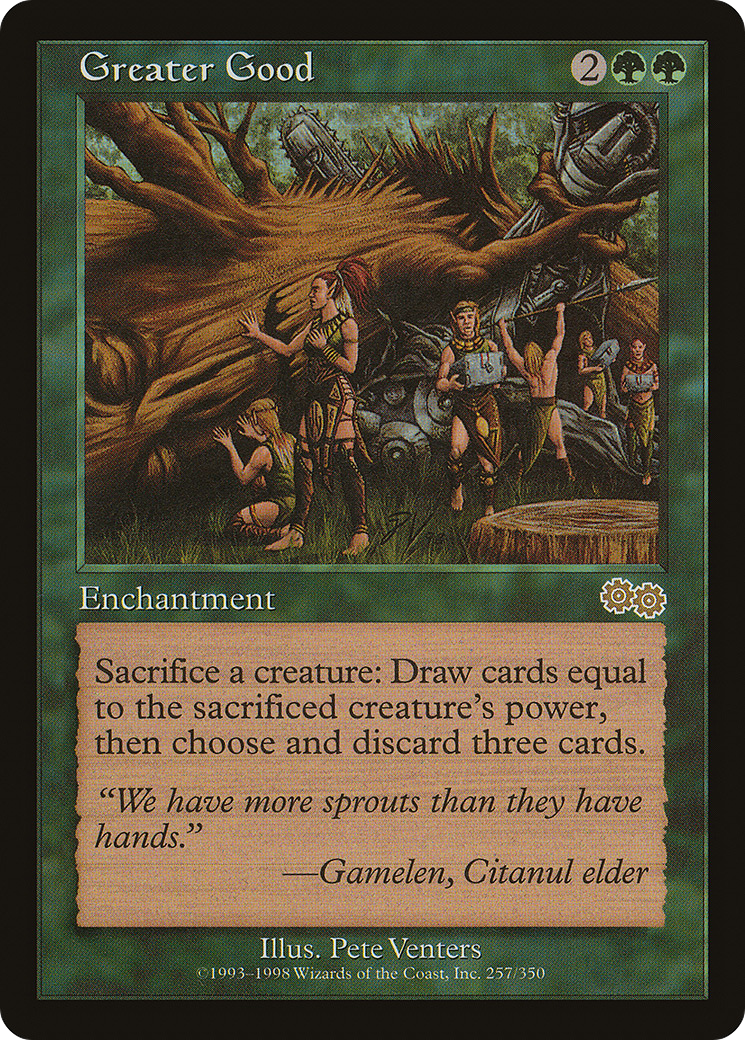 Greater Good (257) - Urza's Saga