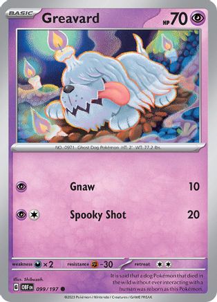Greavard (99) Reverse Holofoil - Obsidian Flames