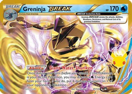 Greninja BREAK (Classic Collection) (41) Holofoil - 30th Celebration