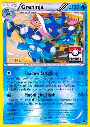 Greninja (Pokemon League) [1st Place] (40) Reverse Holofoil - BREAKpoint