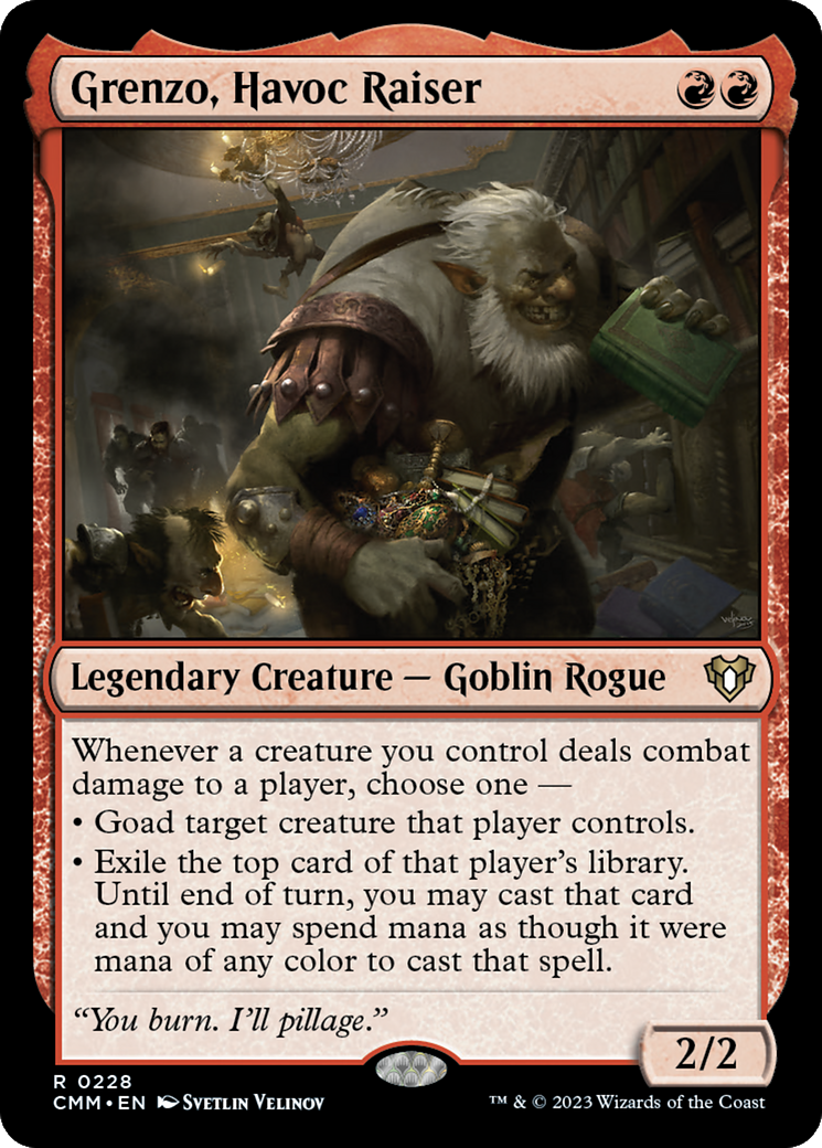 Grenzo, Havoc Raiser (228) Foil - Commander Masters