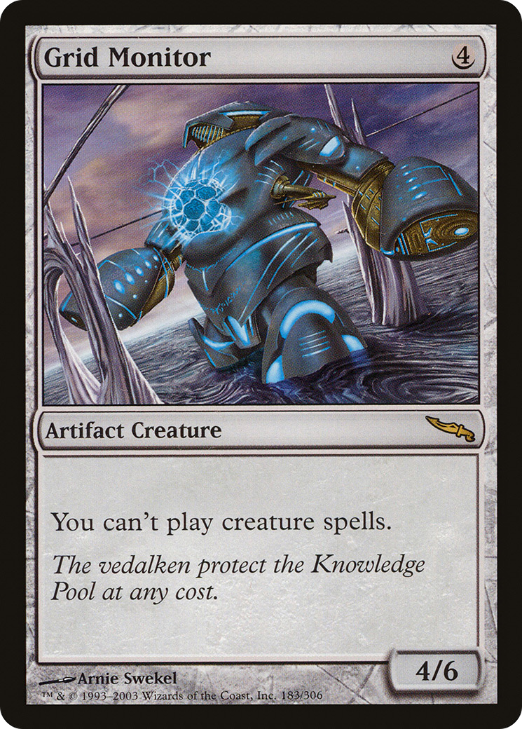 Grid Monitor (183) Foil - Mirrodin