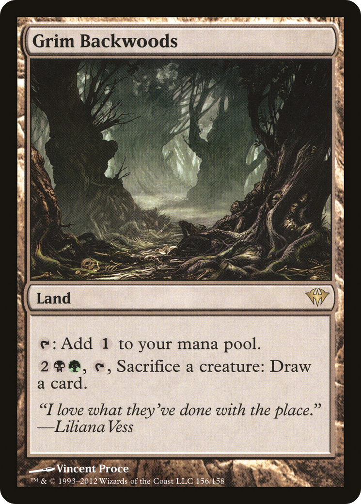 Grim Backwoods (156) Foil - Dark Ascension