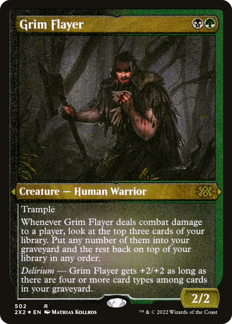 Grim Flayer (502) Etched Foil - Double Masters 2022