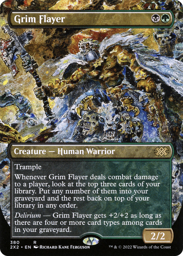 Grim Flayer (Borderless) (380) - Double Masters 2022