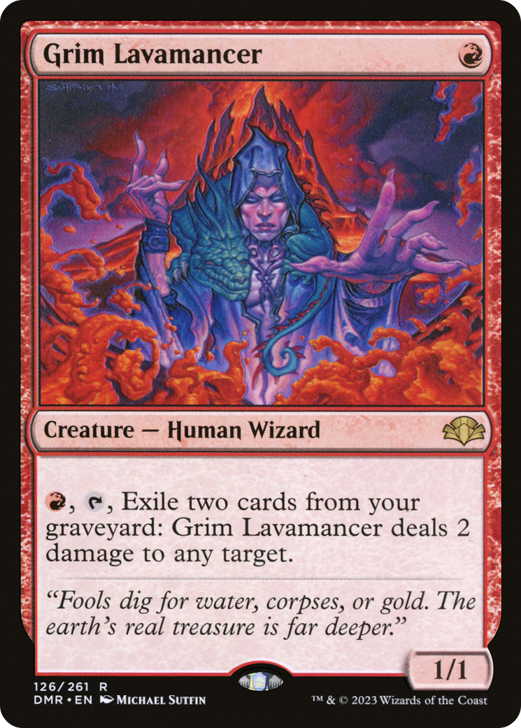 Grim Lavamancer (126) - Dominaria Remastered Foil