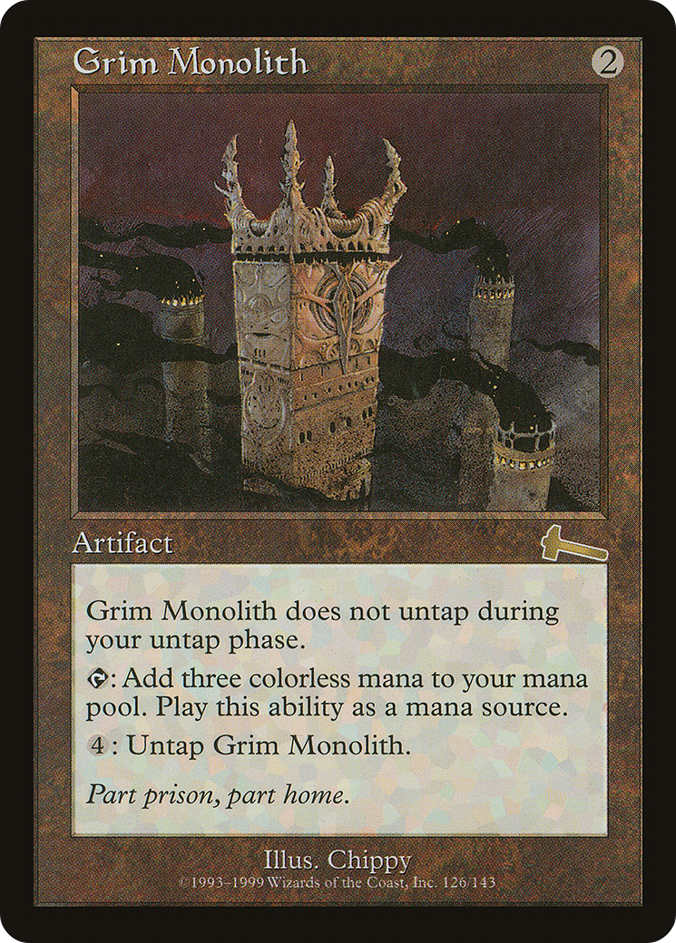 Grim Monolith (126) Foil - Urza's Legacy