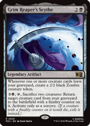 Grim Reaper's Scythe (658) Foil - Commander: Marvel Super Heroes