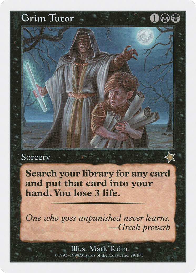 Grim Tutor (079) - Starter 1999