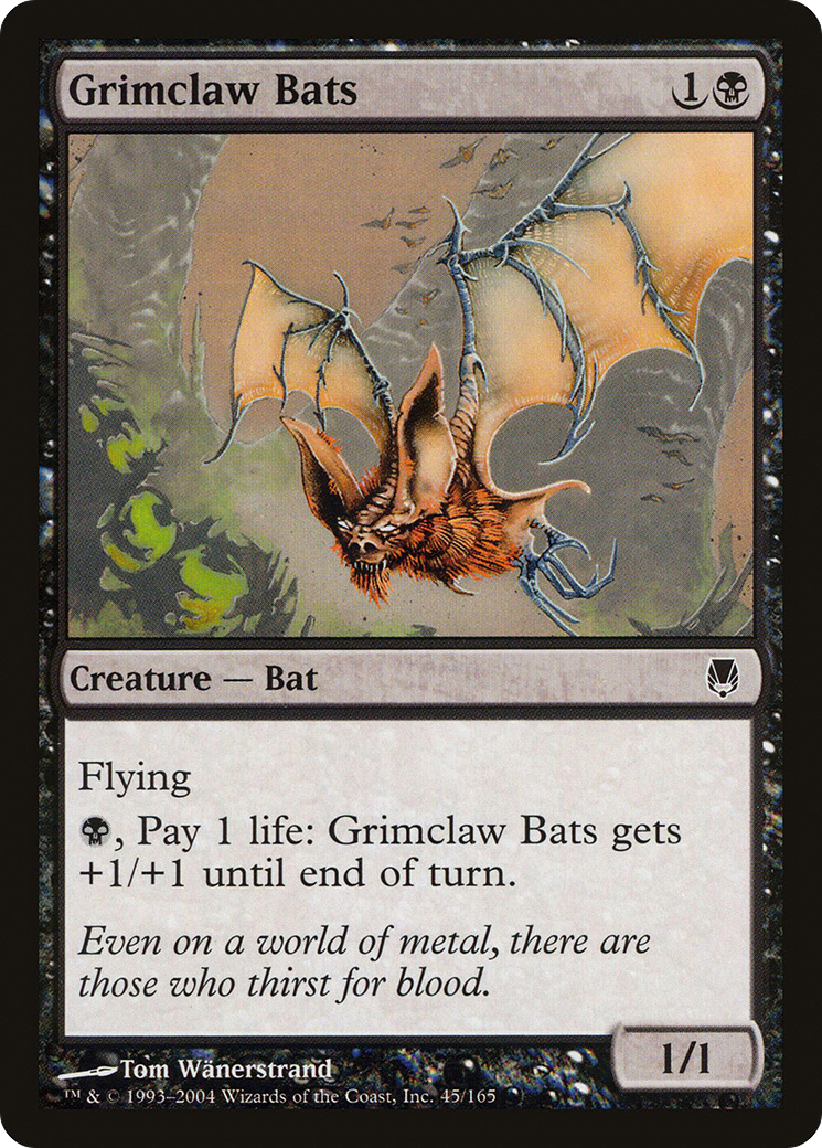 Grimclaw Bats (045) Foil - Darksteel