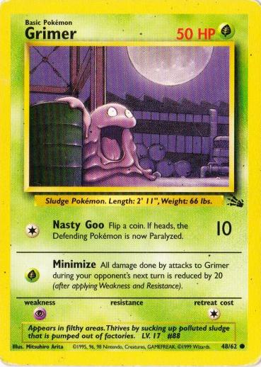 Grimer (48) (Unlimited) - Fossil