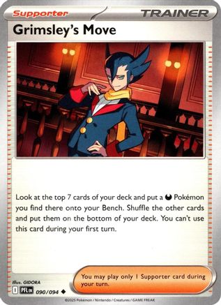 Grimsley's Move (90) Reverse Holofoil - Phantasmal Flames
