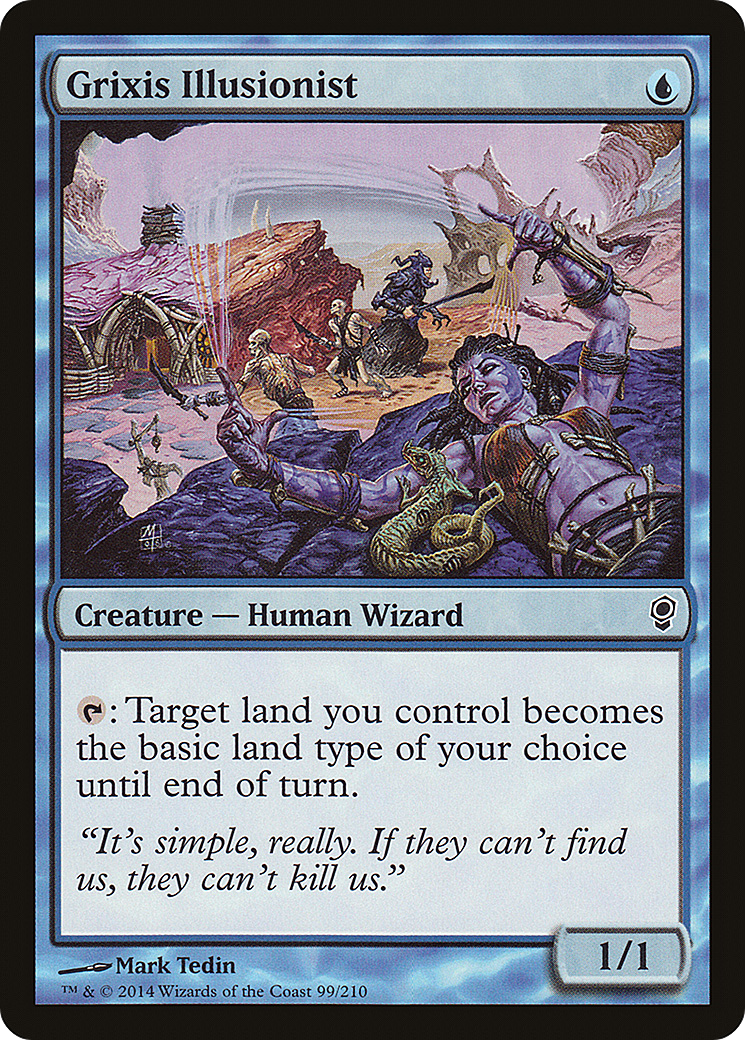 Grixis Illusionist (099) Foil - Conspiracy