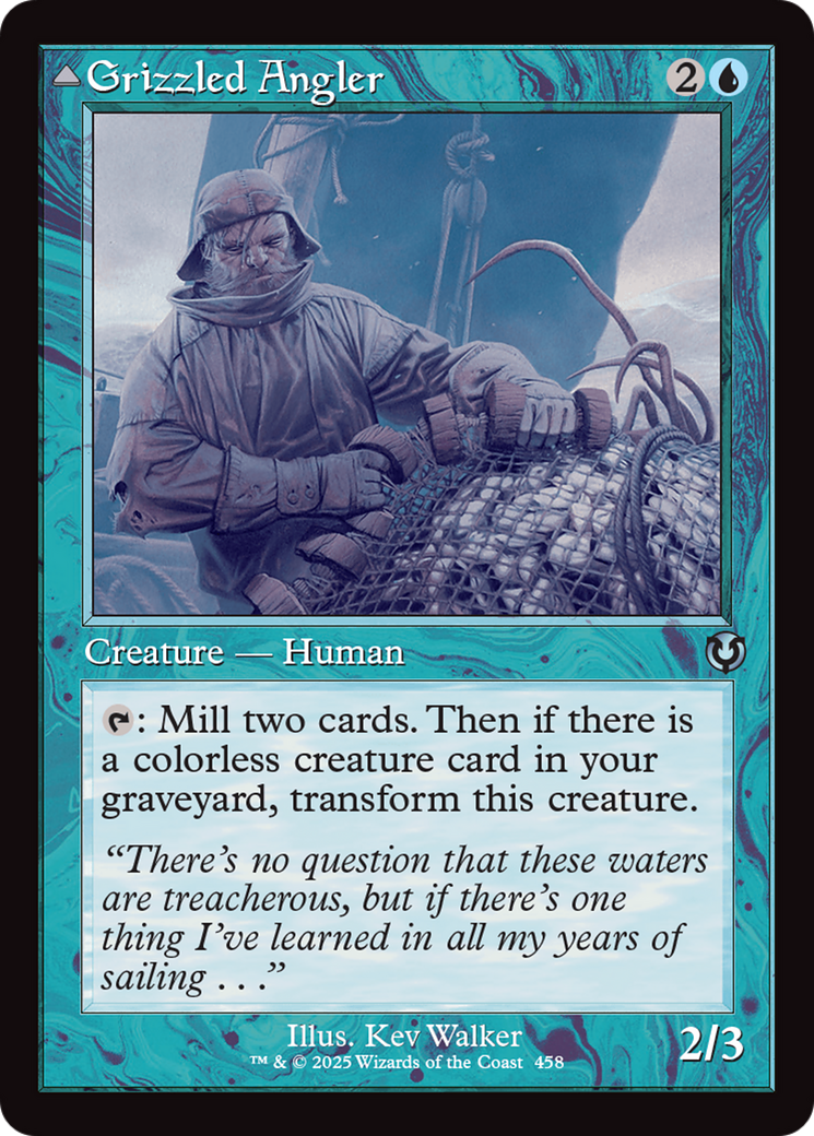 Grizzled Angler // Grisly Anglerfish (Retro) (458) Foil - Innistrad Remastered