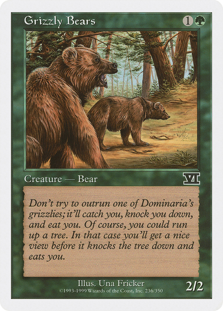 Grizzly Bears (236) - Classic Sixth Edition