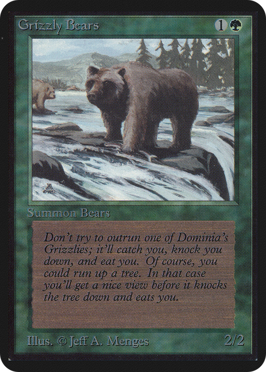 Grizzly Bears - Limited Edition Alpha