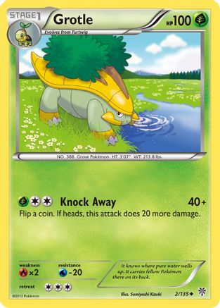 Grotle (2) Reverse Holofoil - Plasma Storm