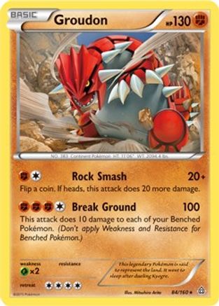 Groudon (Deck Exclusives) (84) Holofoil - Primal Clash