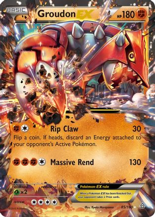 Groudon EX (85) Holofoil - Primal Clash