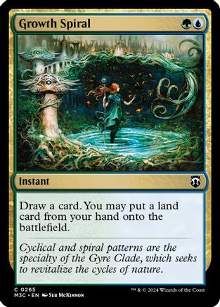 Growth Spiral (265) Ripple Foil - Commander: Modern Horizons 3