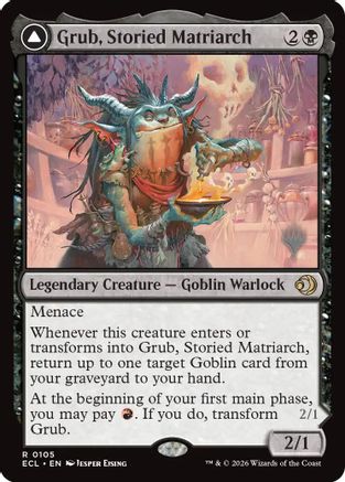 Grub, Storied Matriarch (Promo Pack) (105) - Lorwyn Eclipsed