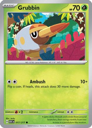 Grubbin (17) Reverse Holofoil - Ascended Heroes