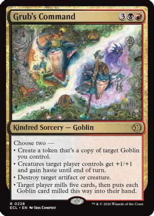 Grub's Command (Promo Pack) (228) - Lorwyn Eclipsed