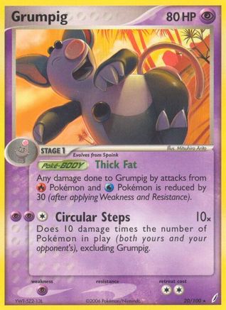 Grumpig (20) - Crystal Guardians