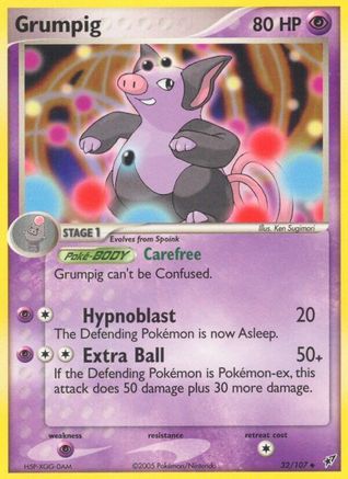 Grumpig (32) Reverse Holofoil - Deoxys
