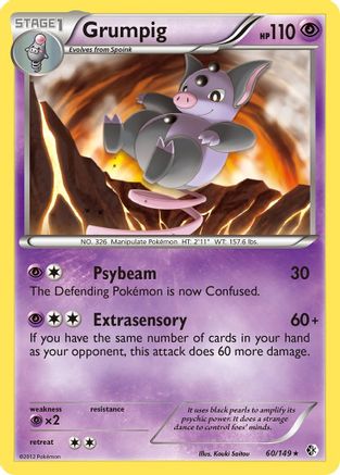 Grumpig (60) Reverse Holofoil - Boundaries Crossed