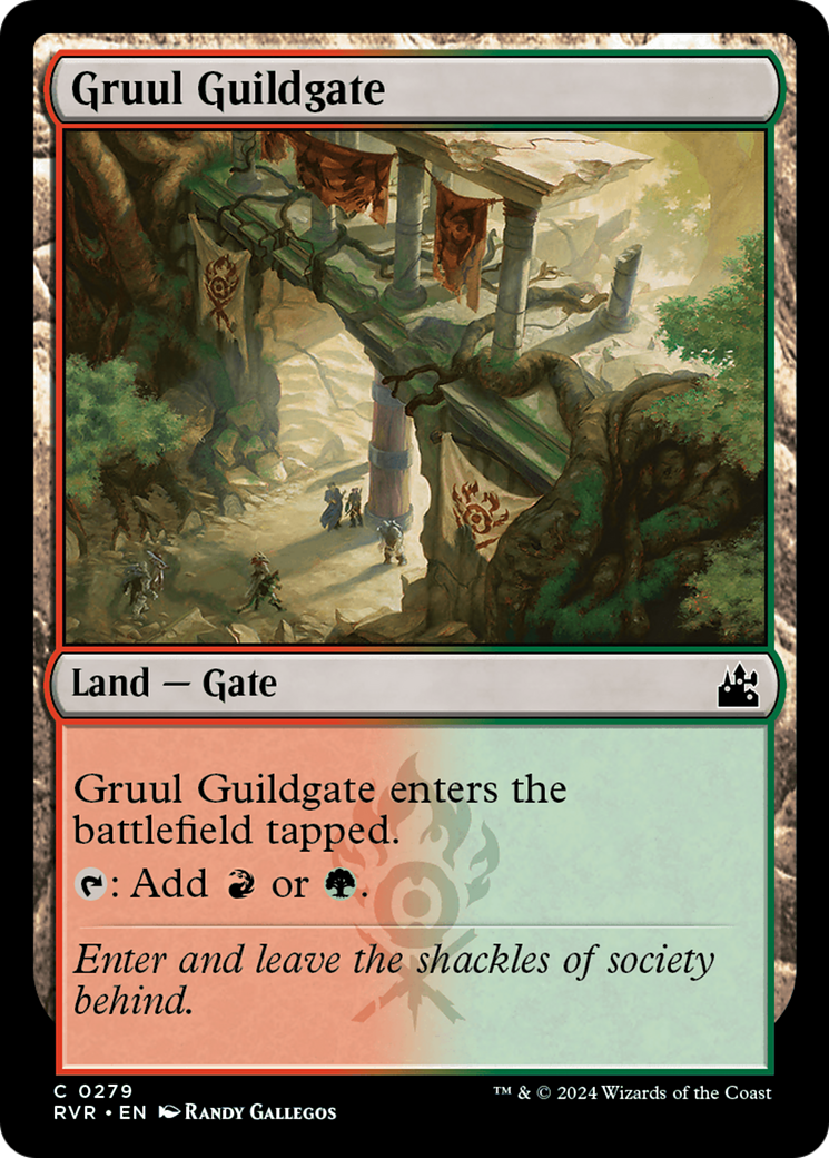 Gruul Guildgate (279) Foil - Ravnica Remastered