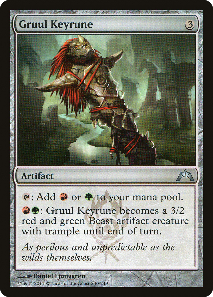 Gruul Keyrune (230) Foil - Gatecrash