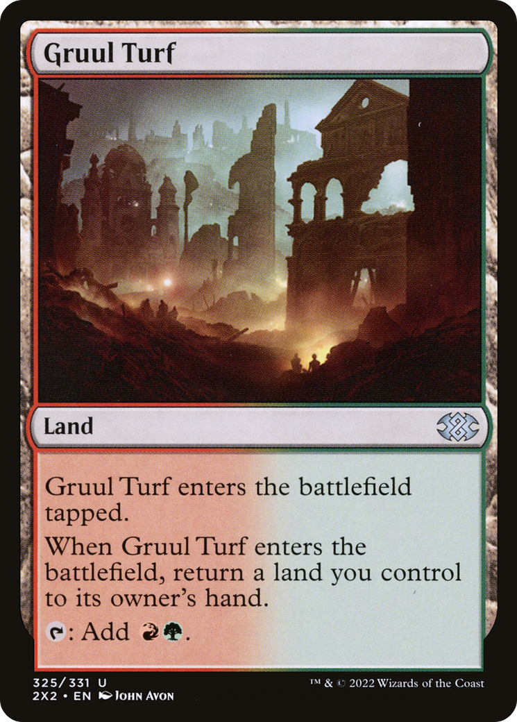 Gruul Turf (325) Foil - Double Masters 2022