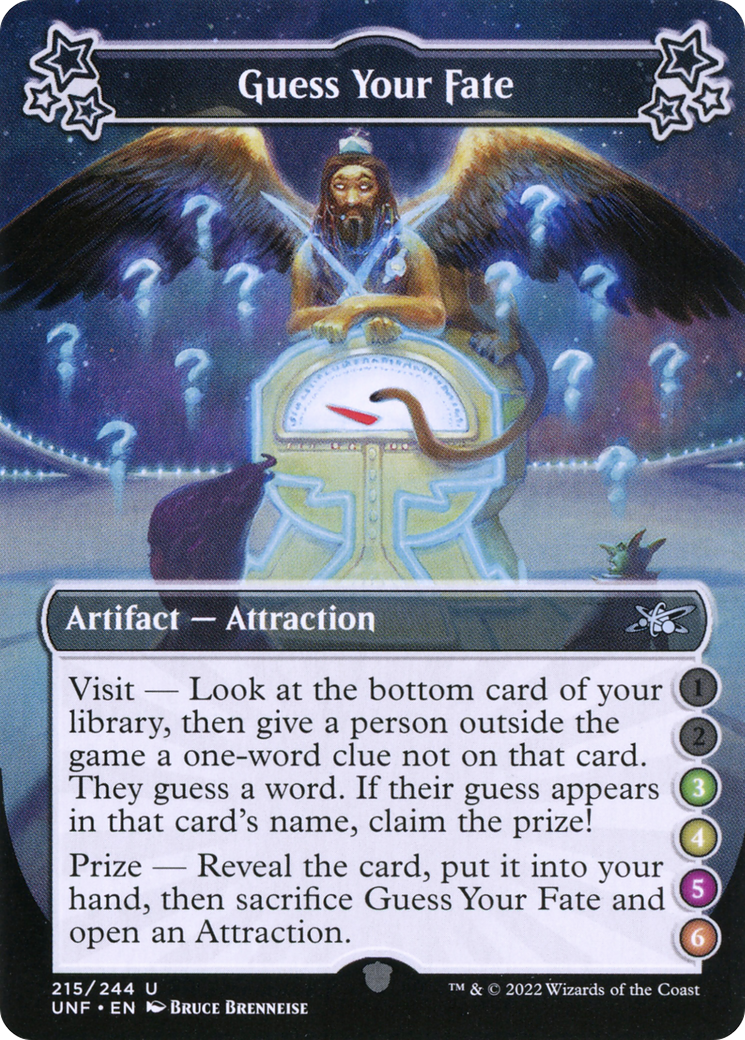 Guess Your Fate (215d) - Unfinity Foil