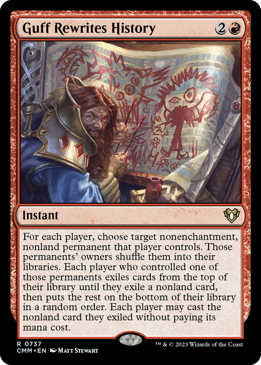 Guff Rewrites History (737) - Commander Masters