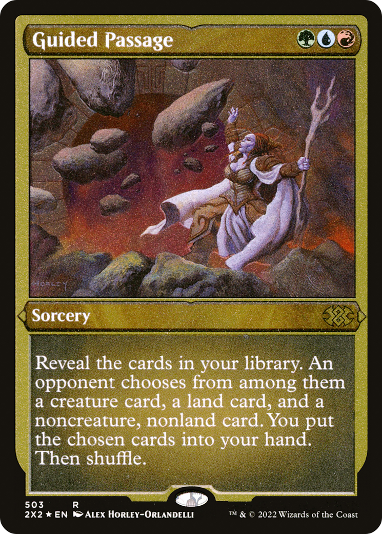 Guided Passage (503) Etched Foil - Double Masters 2022