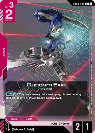 Gundam Exia (GD04-038) Holofoil - Phantom Aria