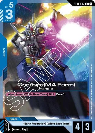 Gundam (MA Form) (ST01-002) - Starter Deck 01: Heroic Beginnings