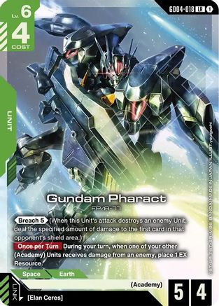Gundam Pharact (GD04-018) Holofoil - Phantom Aria
