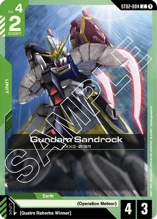Gundam Sandrock (ST02-004) - Starter Deck 02: Wings of Advance